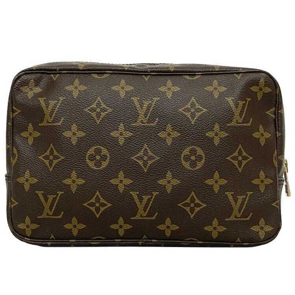 Louis Vuitton Shoulder Bag Trousse Toilette Brown Clutch Cosmetics Makeup